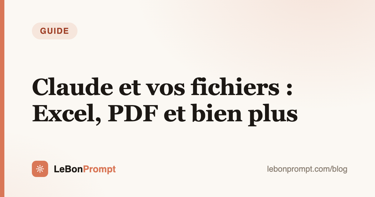 Claude and your files: Excel, PDF and much more